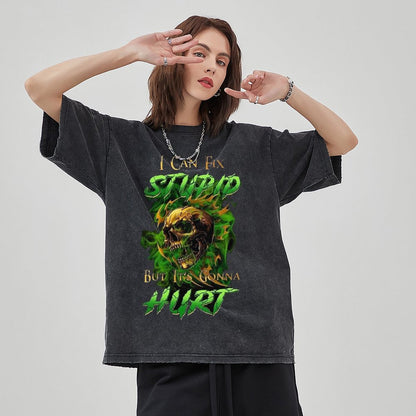 Unisex Vintage Solid Wash T-Shirts 2305104098