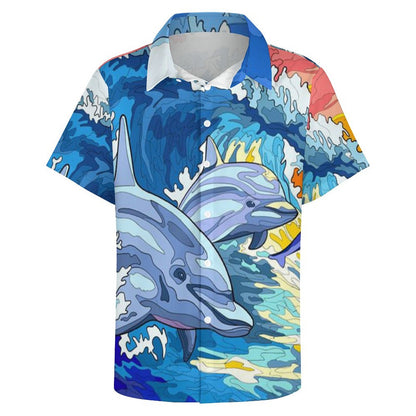 Men's Hawaiian Print Resort Shirt 2305101672