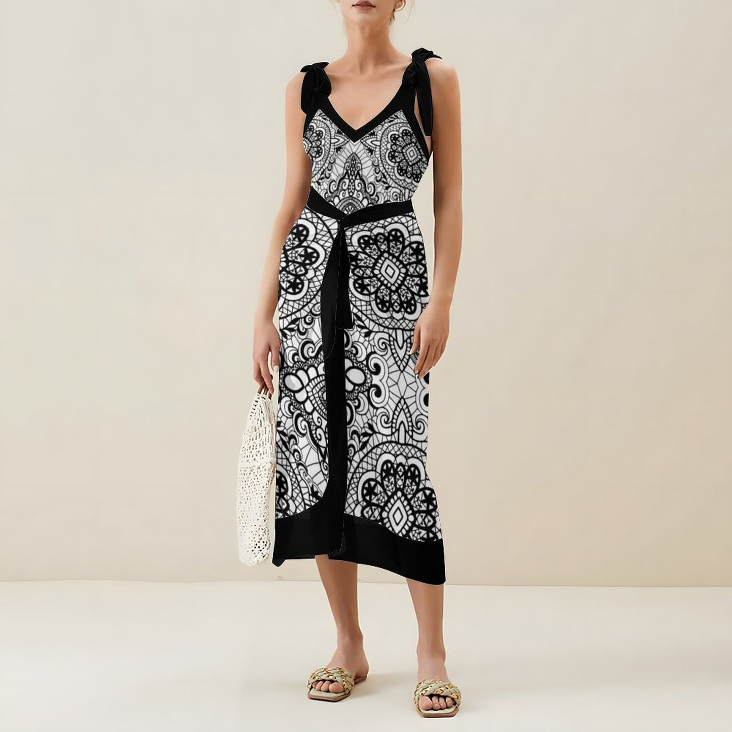 Casual Printed One Piece Swimsuit And Cover Up 2306102976
