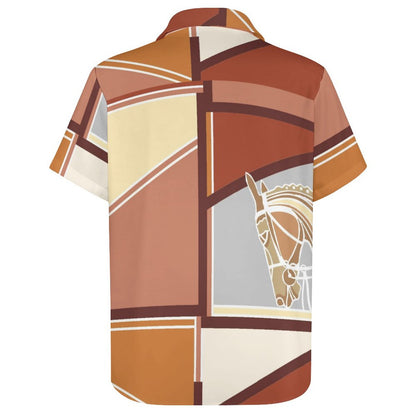 Men's Fashion Casual Printed Short Sleeve Shirts 2306100437