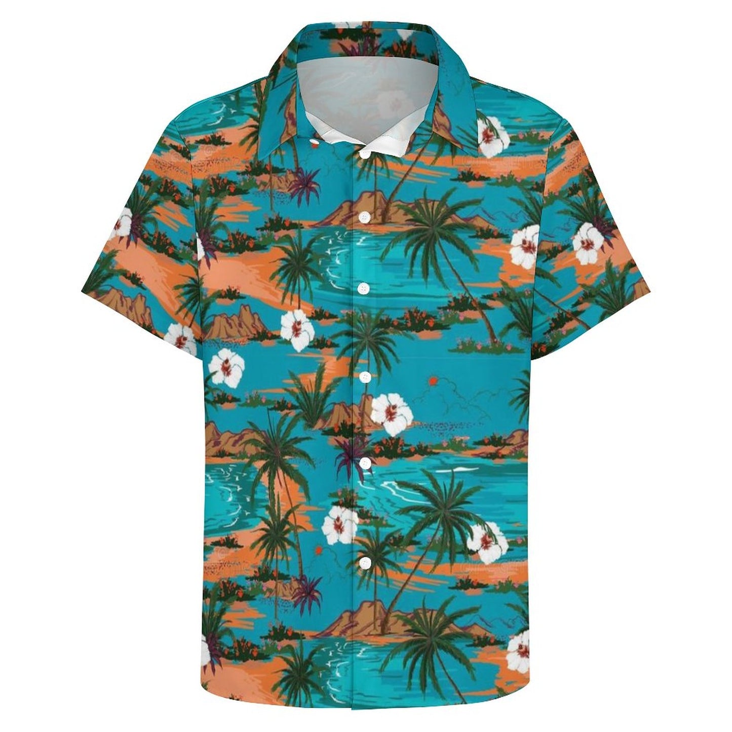 Men's Fashion Casual Printed Short Sleeve Shirts 2306102194