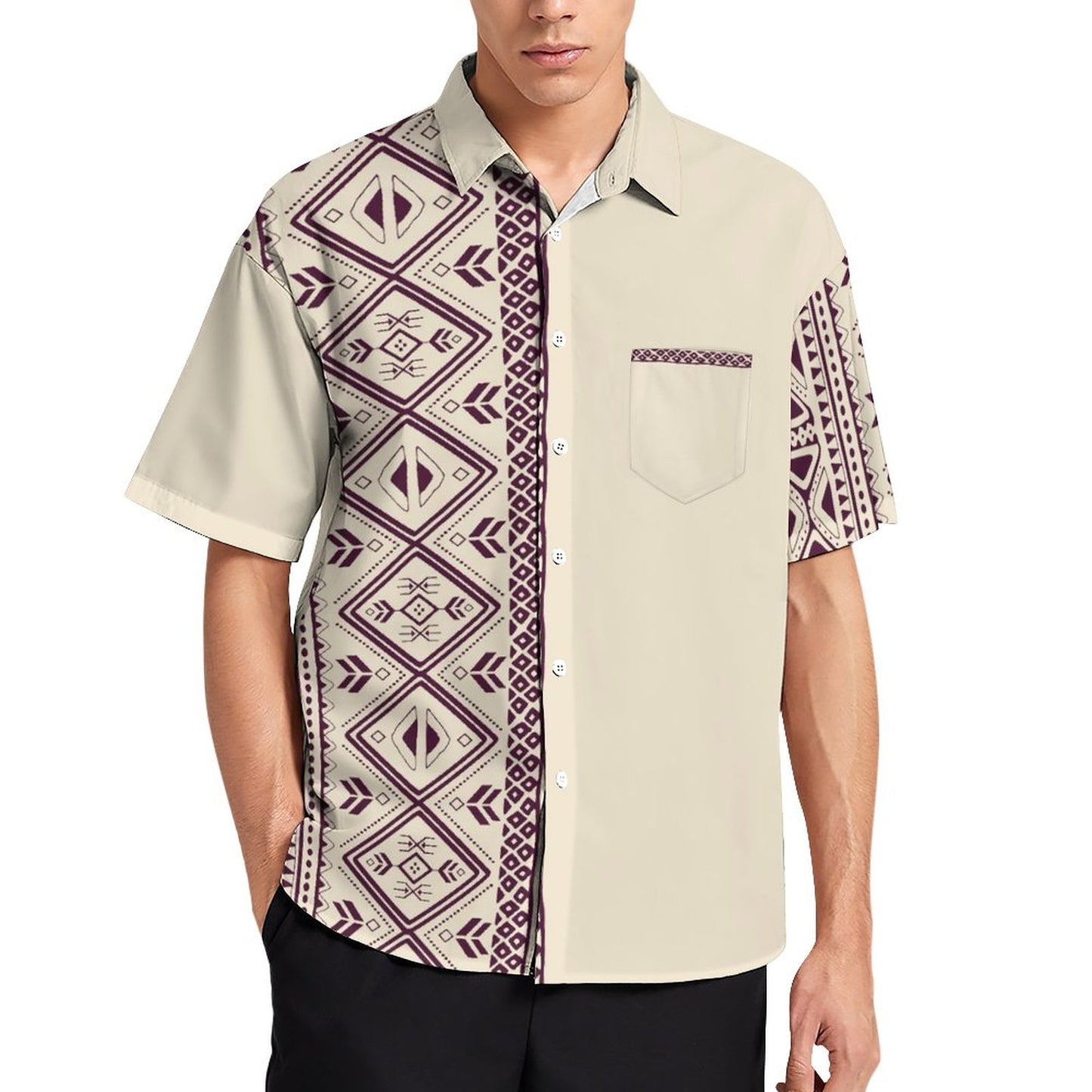 Men's Hawaiian Casual Short Sleeve Shirt 2306105177