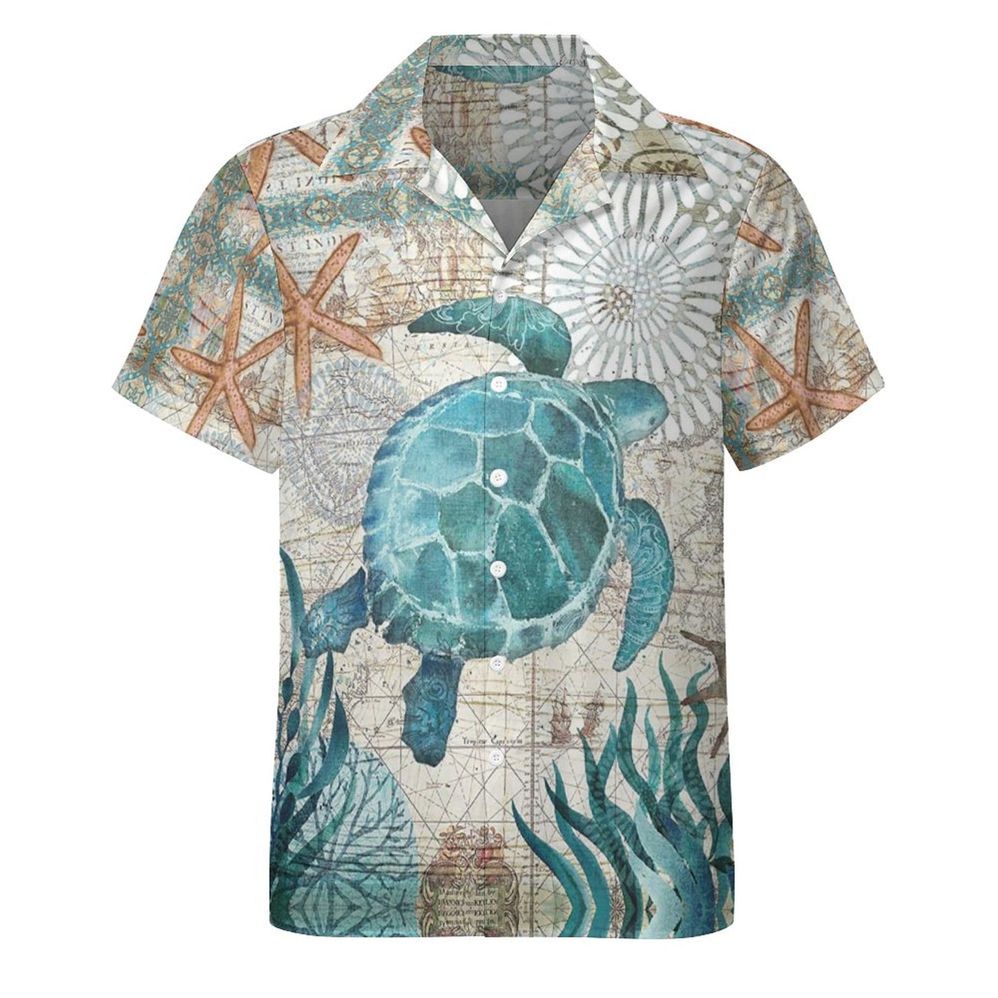 Men's Hawaiian Casual Short Sleeve Shirt 2305102626