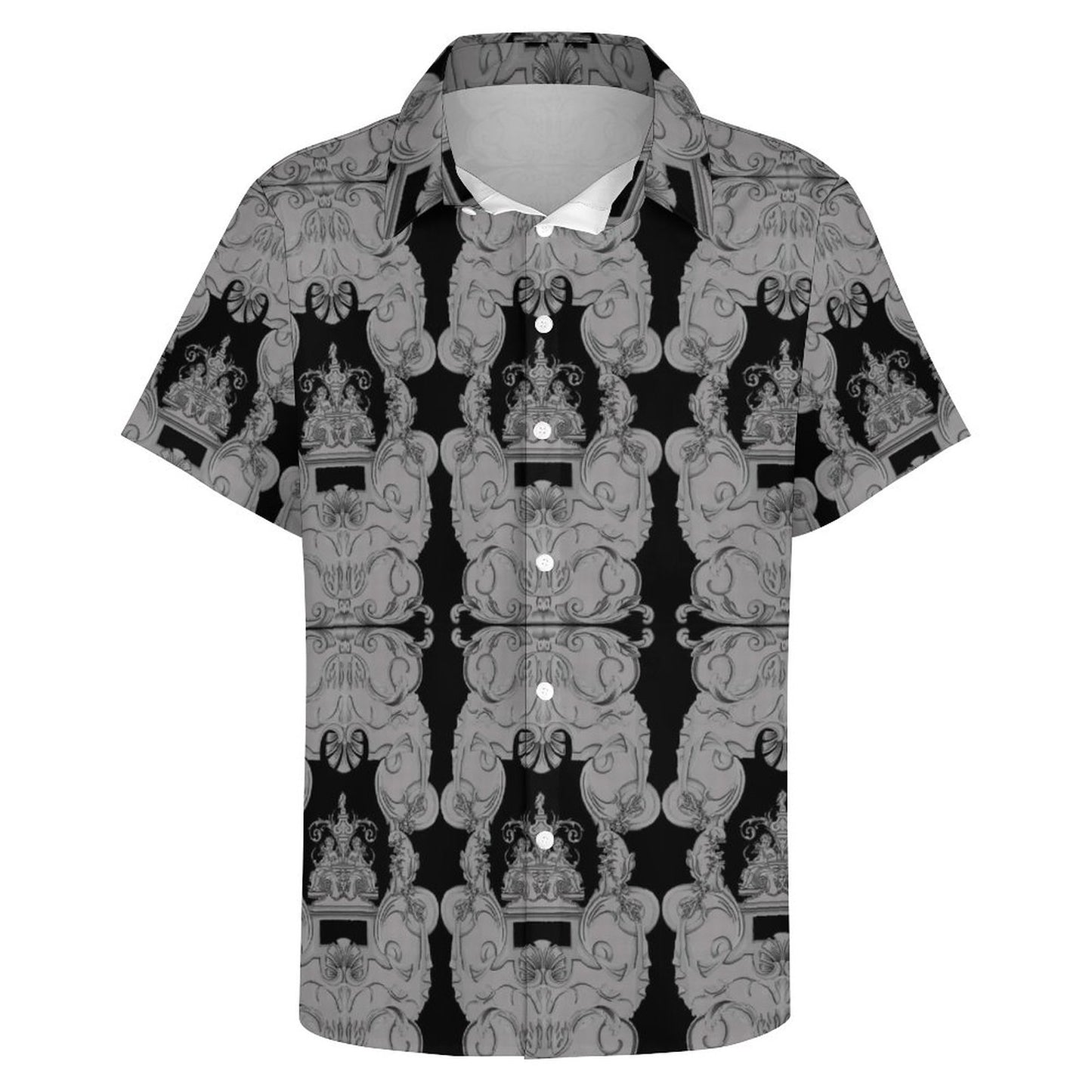 Men's Fashion Casual Printed Short Sleeve Shirts 2306100021