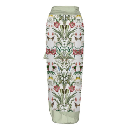 Casual Printed One-Piece Swimsuit And Cover Up 2305103380