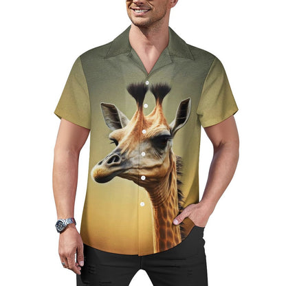 Men Hawaiian Casual Short Sleeve Shirt 2305105192