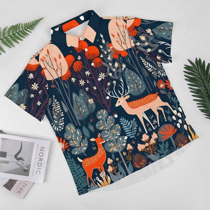 Men's Fashion Casual Printed Short Sleeve Shirts 2305106991