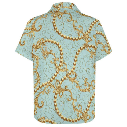 Men's Fashion Casual Printed Short Sleeve Shirts 2306101117