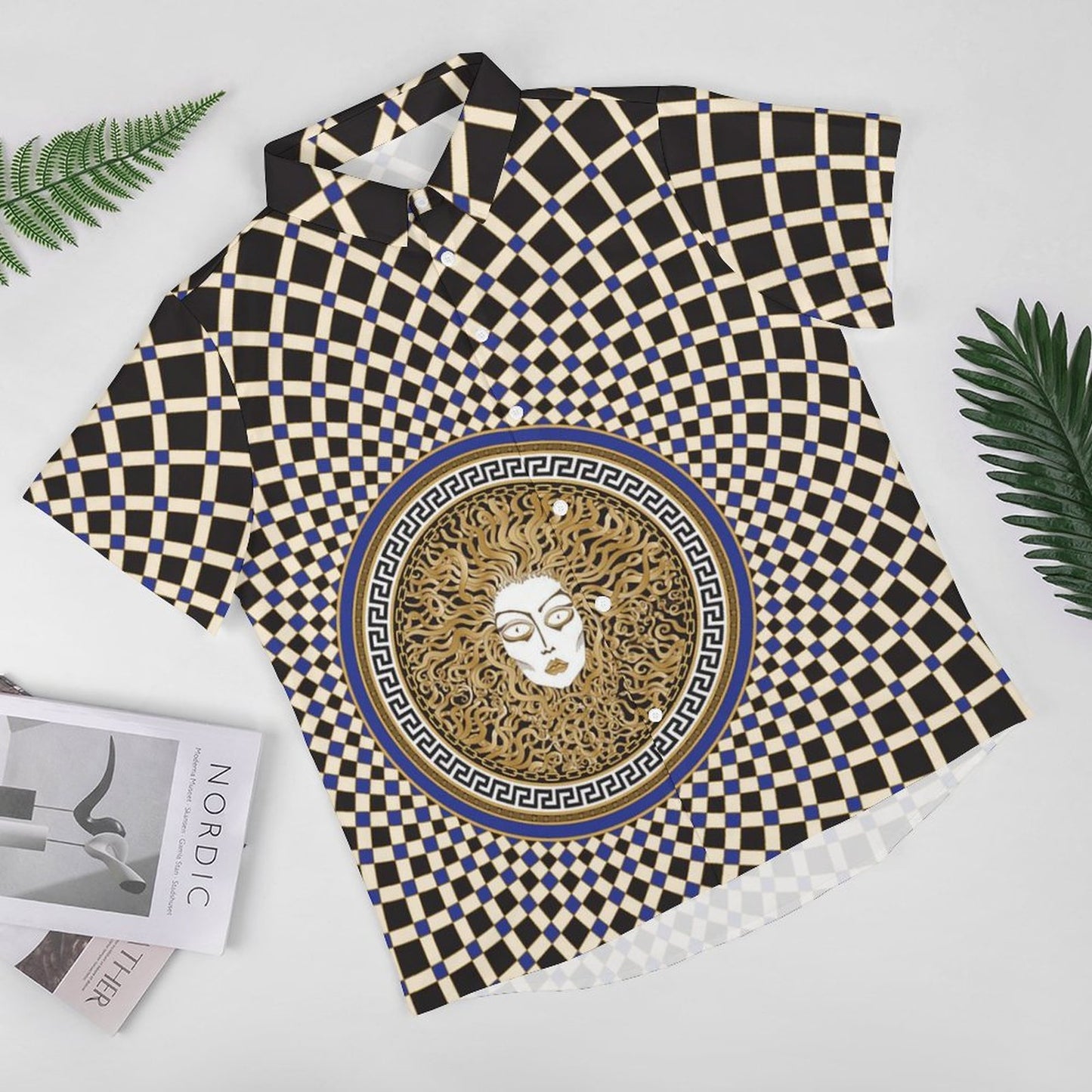 Men's Fashion Casual Printed Short Sleeve Shirts 2306100453