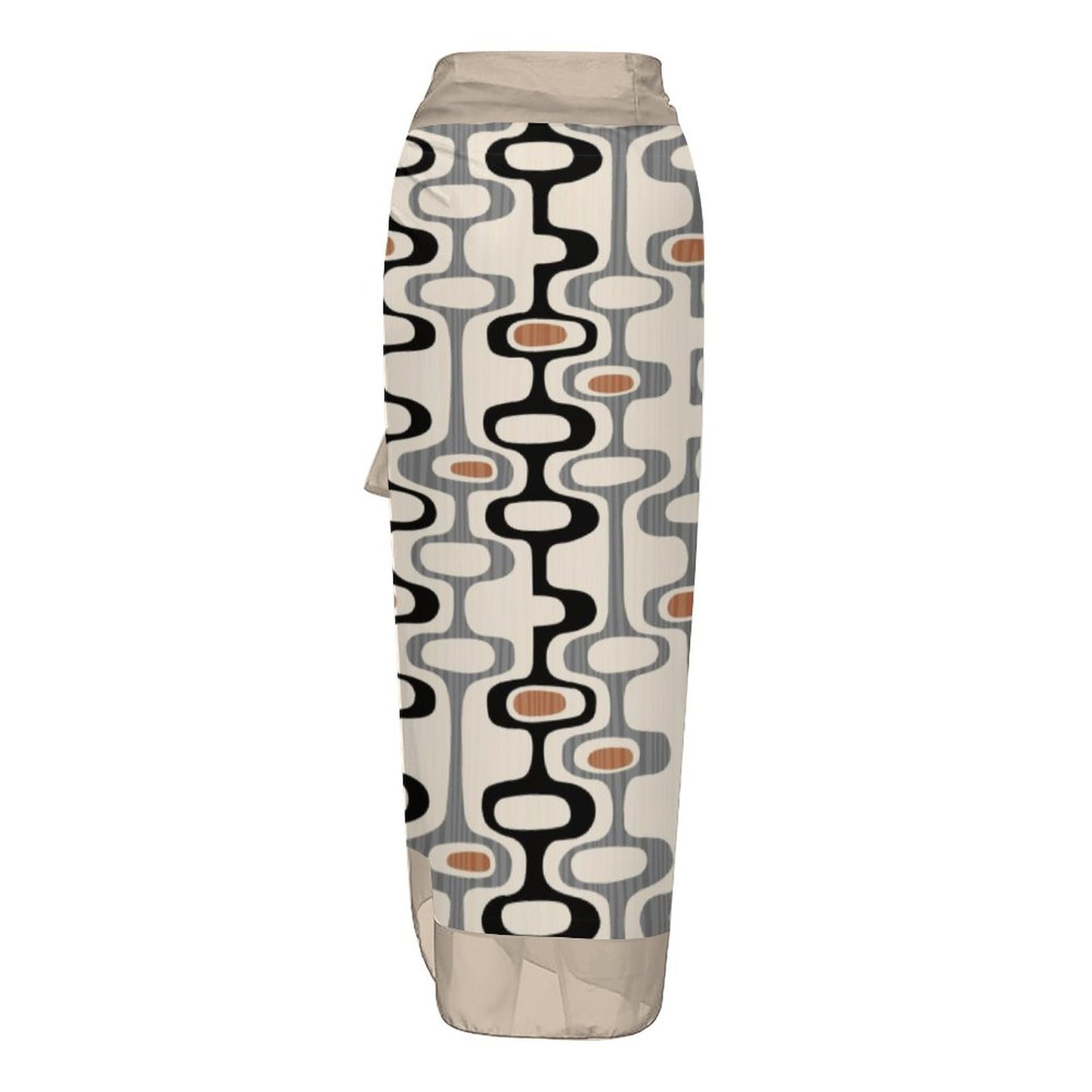 Casual Printed One-Piece Swimsuit And Cover Up 2305102600