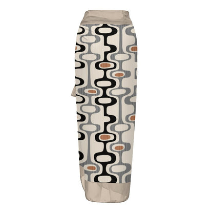 Casual Printed One-Piece Swimsuit And Cover Up 2305102600