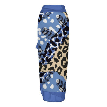 Casual Printed One-Piece Swimsuit And Cover Up 2305102873