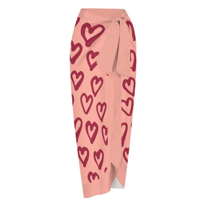 Casual Printed One Piece Swimsuit And Cover Up 2306103132