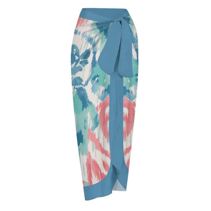 Casual Printed One Piece Swimsuit And Cover Up 2305105895