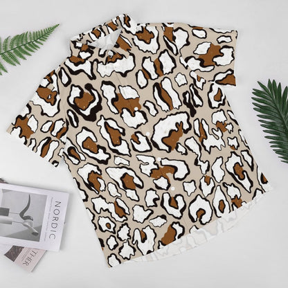Men's Fashion Casual Printed Short Sleeve Shirts 2306104053