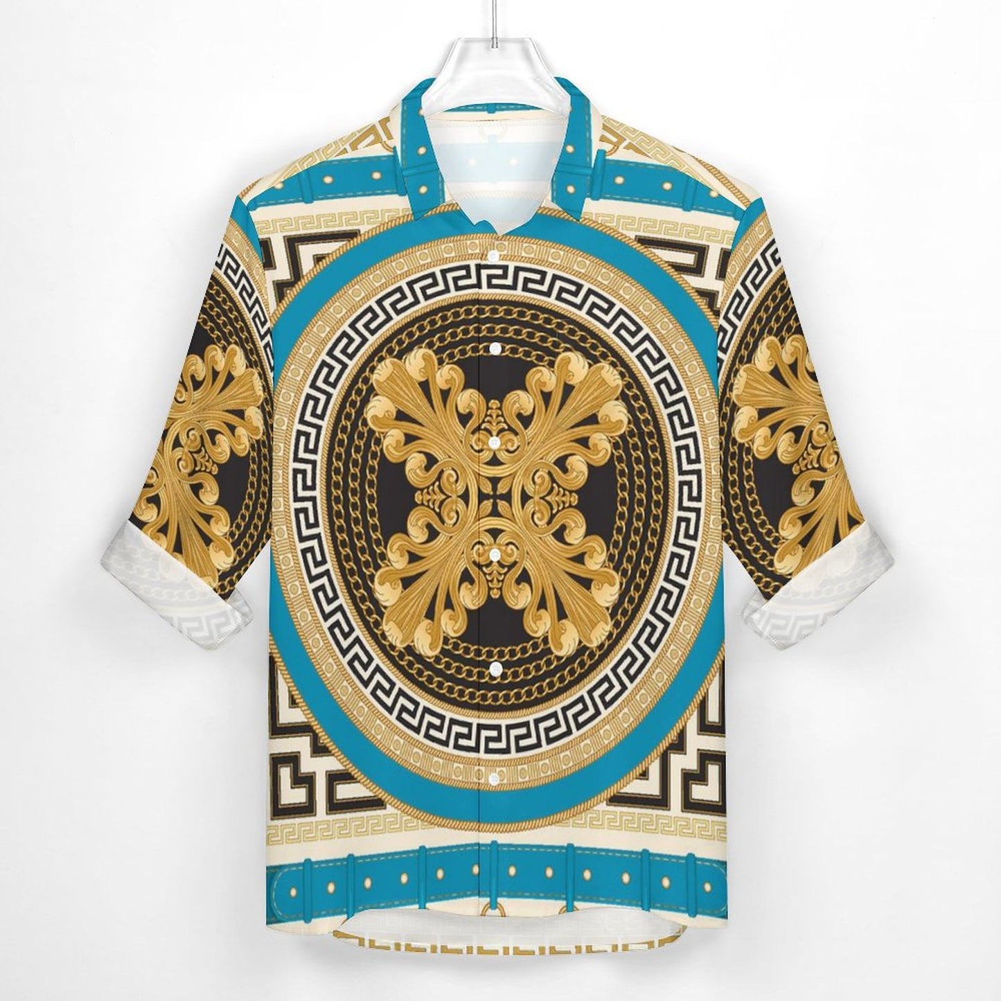 Men's Casual Printed Long Sleeve Shirt 2306103090