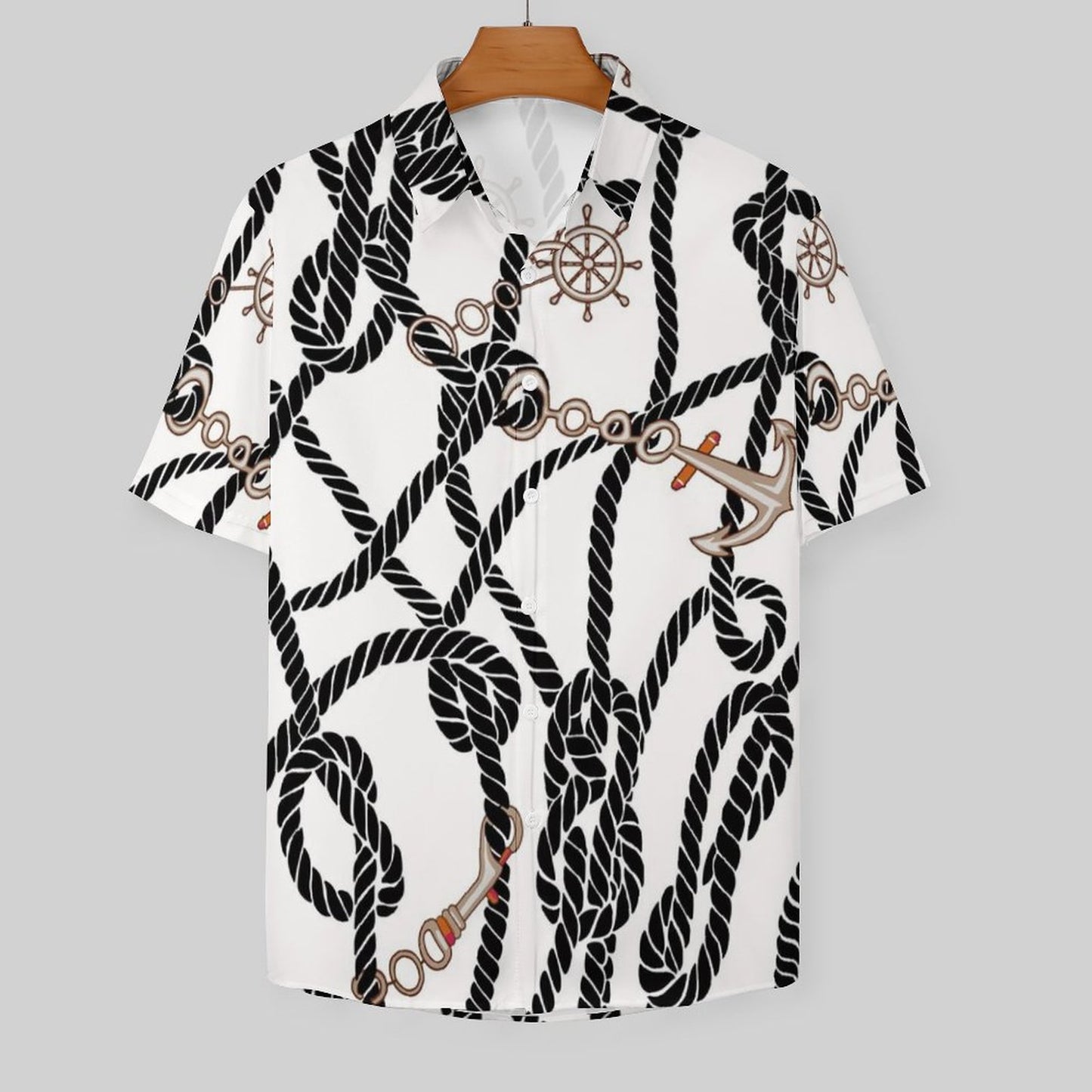 Men's Fashion Casual Printed Short Sleeve Shirts 2306100946