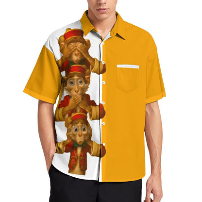 Men's Hawaiian Casual Short Sleeve Shirt 2306103808