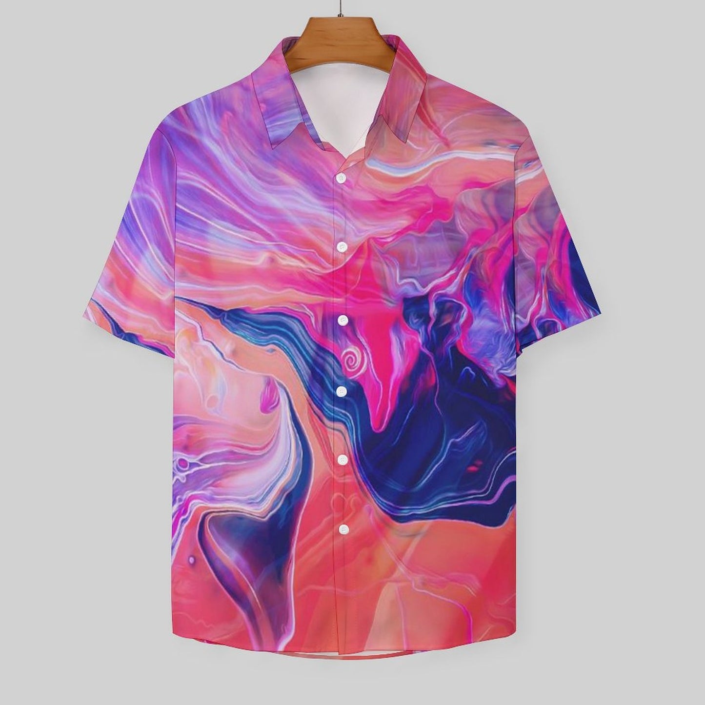 Men's Hawaiian Print Resort Shirt 2304109872