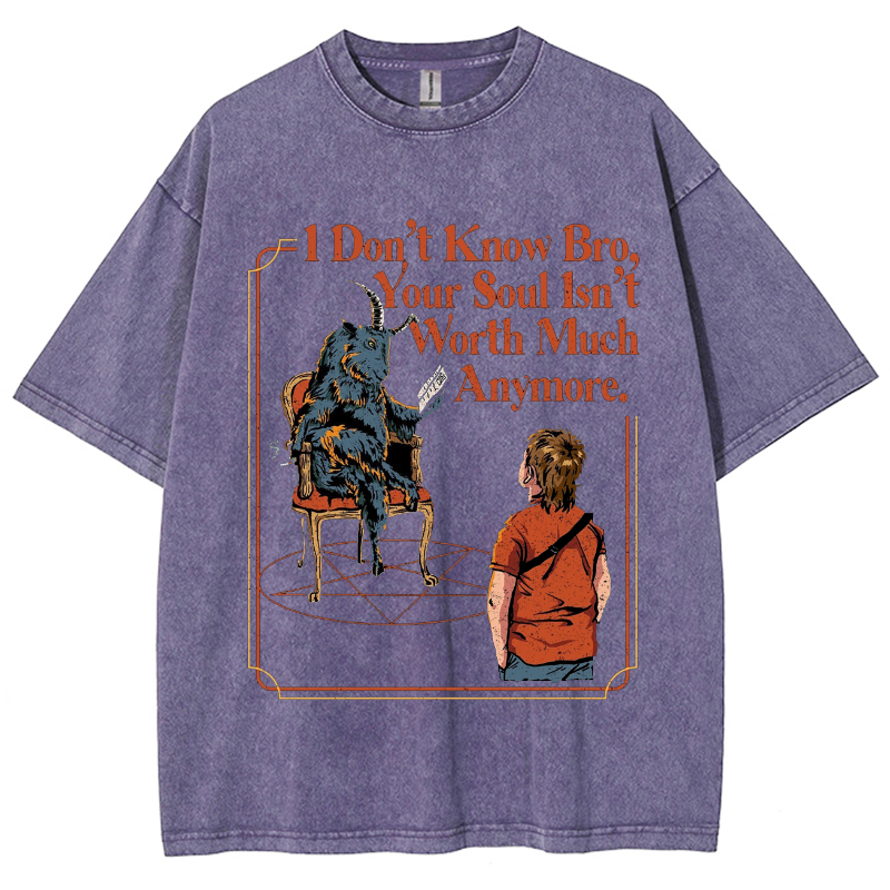 Unisex Vintage Wash Denim T-Shirts
