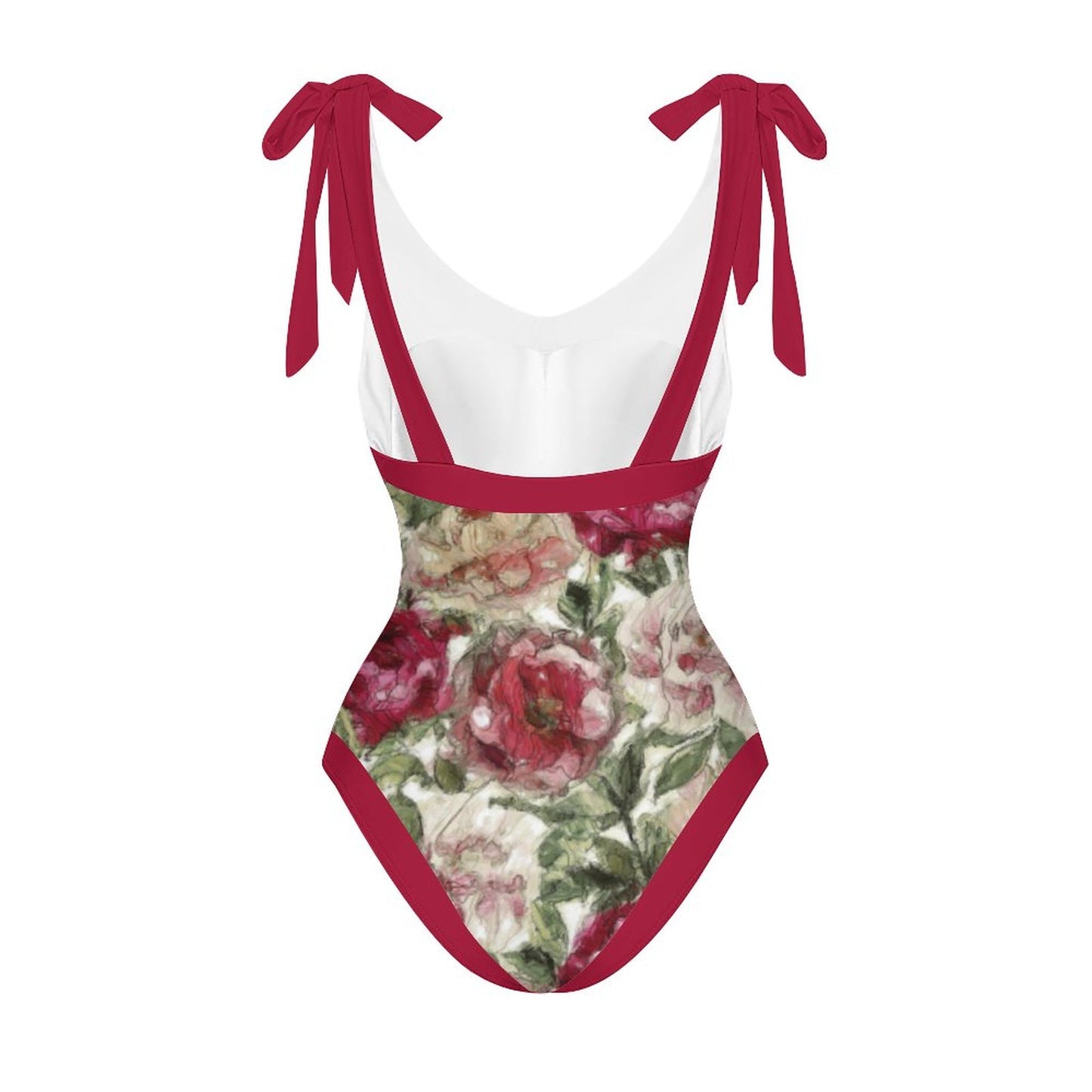 Casual Printed One-Piece Swimsuit And Cover Up 2305103913