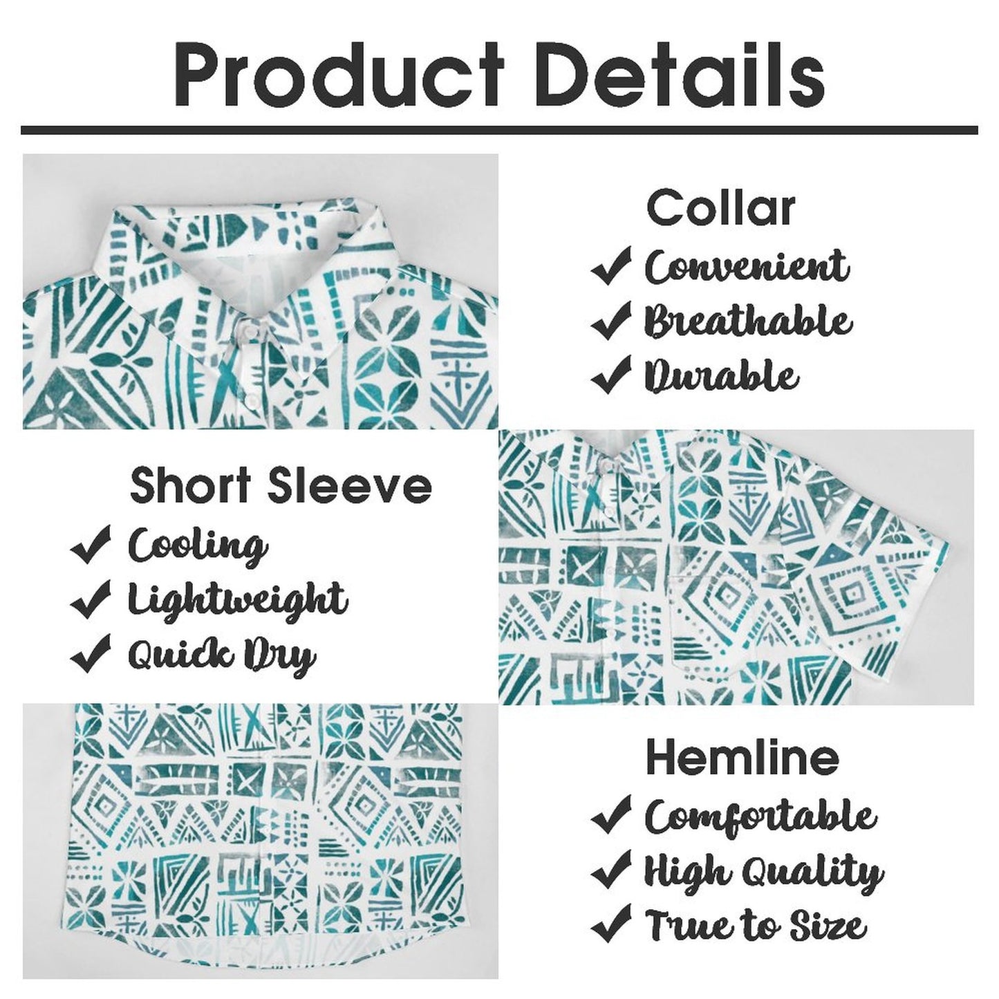 Men's Hawaiian Casual Short Sleeve Shirt 2306105295