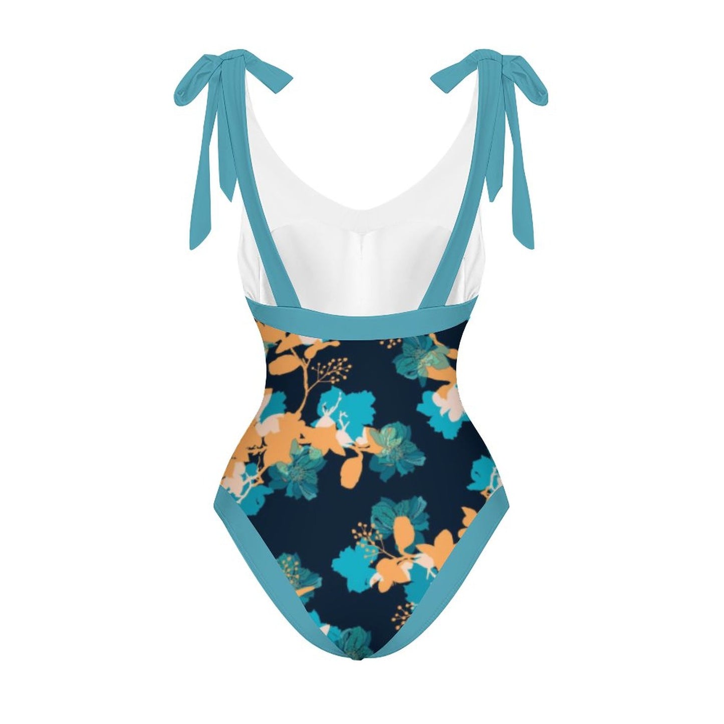 Casual Printed One-Piece Swimsuit And Cover Up 2305102822