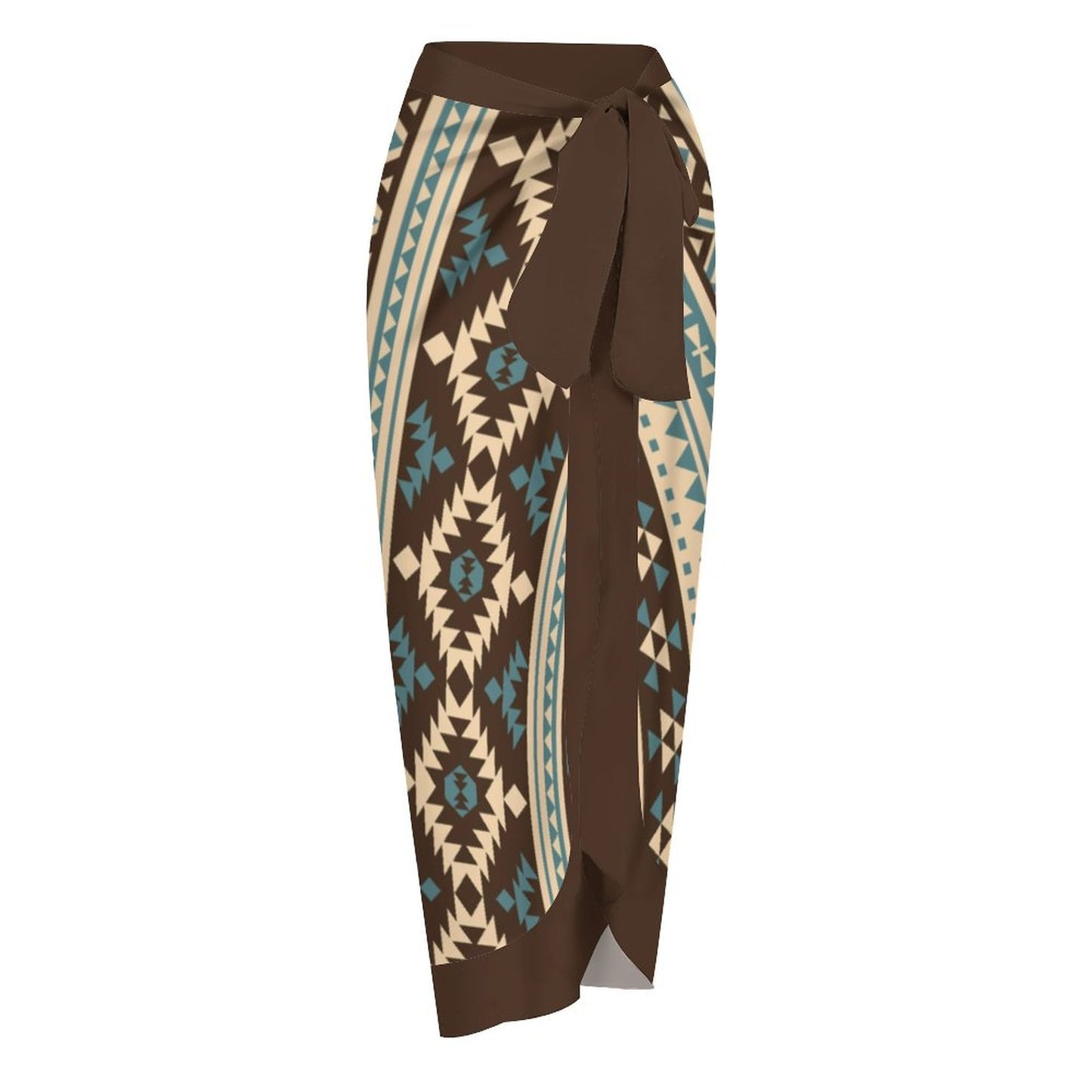 Casual Printed One-Piece Swimsuit And Cover Up 2305102760