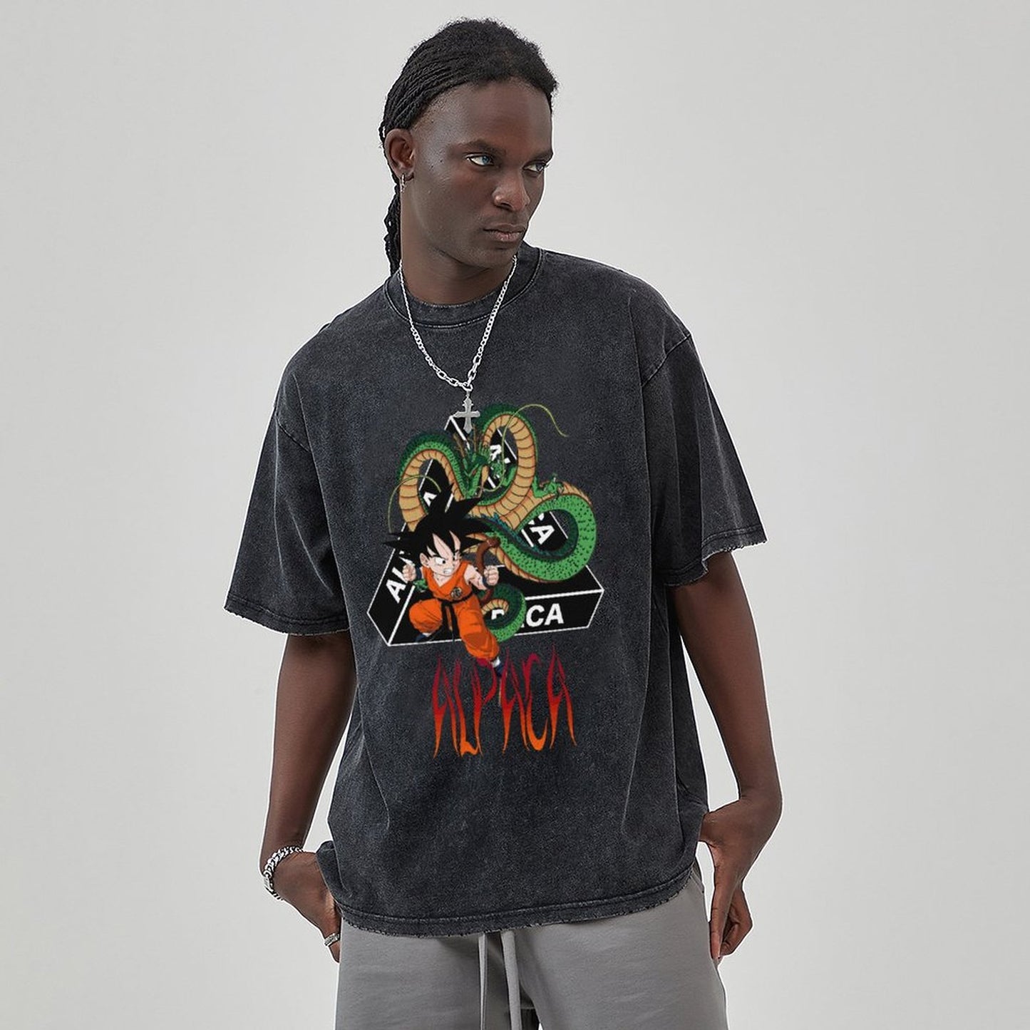 Unisex Vintage Solid Wash T-Shirts 2305103539