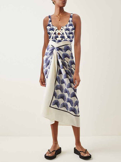 Women's Fashion Printed Bikini and Cover Up