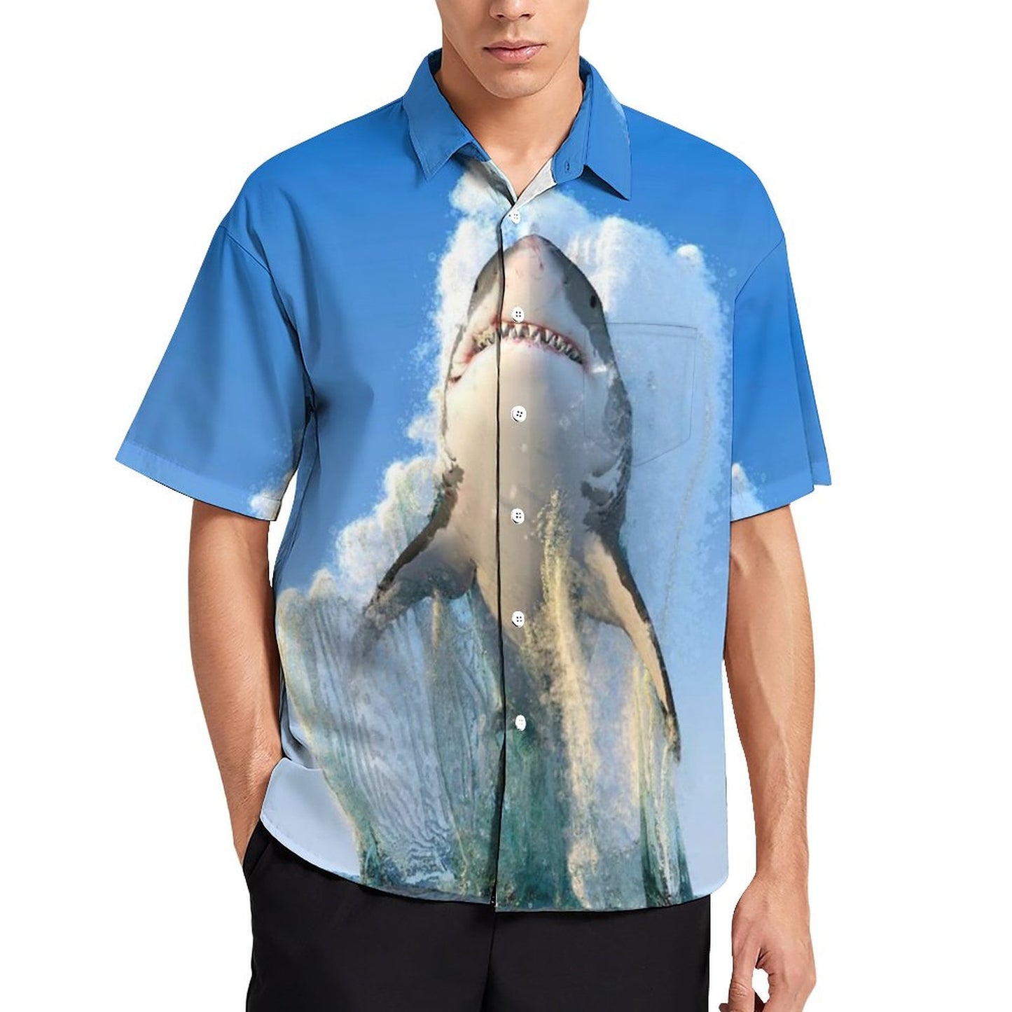 Men's Hawaiian Print Resort Shirt 2304108671