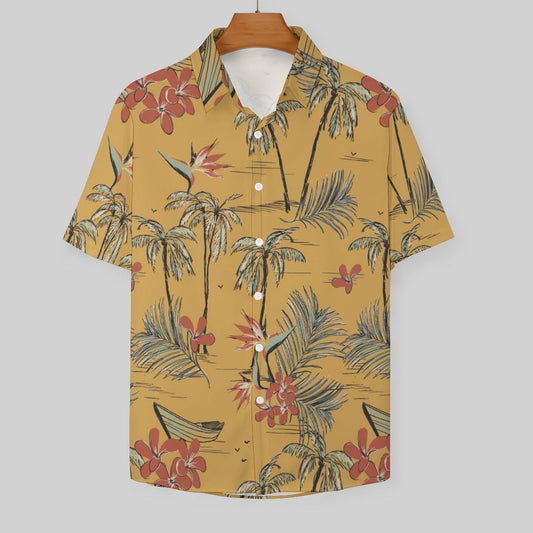 Men's Hawaiian Print Resort Shirt 2305106120