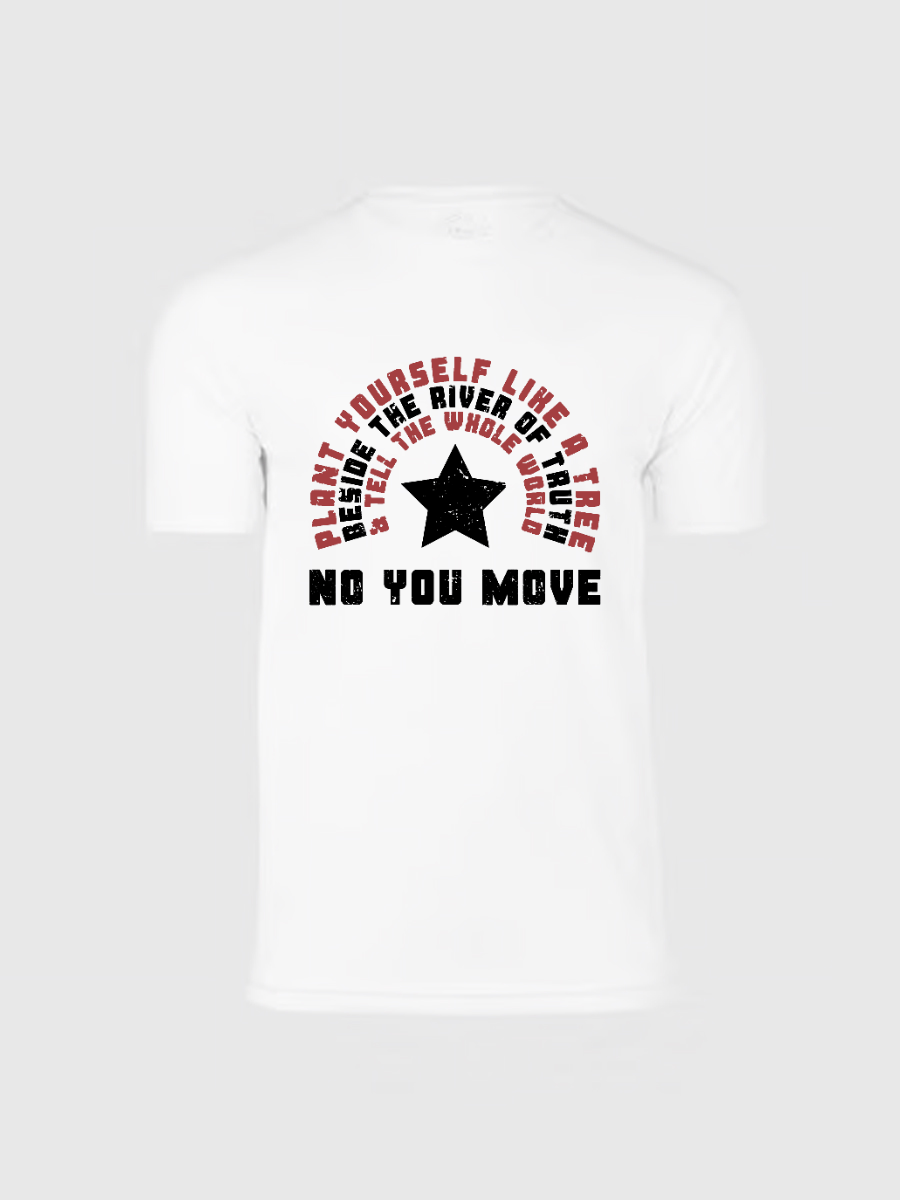 Men's Casual Marvel No You Move Printed Round Neck Short Sleeve T-Shirt
