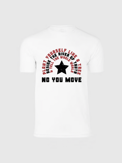 Men's Casual Marvel No You Move Printed Round Neck Short Sleeve T-Shirt