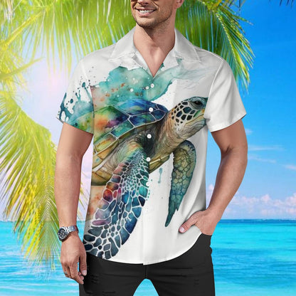 Men's Hawaiian Casual Short Sleeve Shirt 2305101809