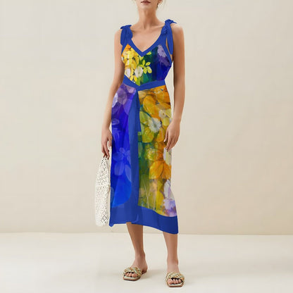 Casual Printed One-Piece Swimsuit And Cover Up 2305102424