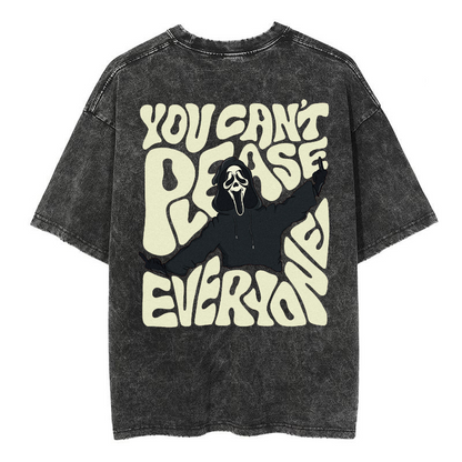 Mens Cotton Wash Solid T-Shirts Oversized Unisex Short Sleeve Streetwear Rap Hip Hop Basic Tee Tops