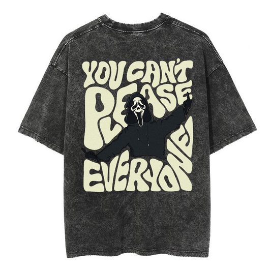 Mens Cotton Wash Solid T-Shirts Oversized Unisex Short Sleeve Streetwear Rap Hip Hop Basic Tee Tops