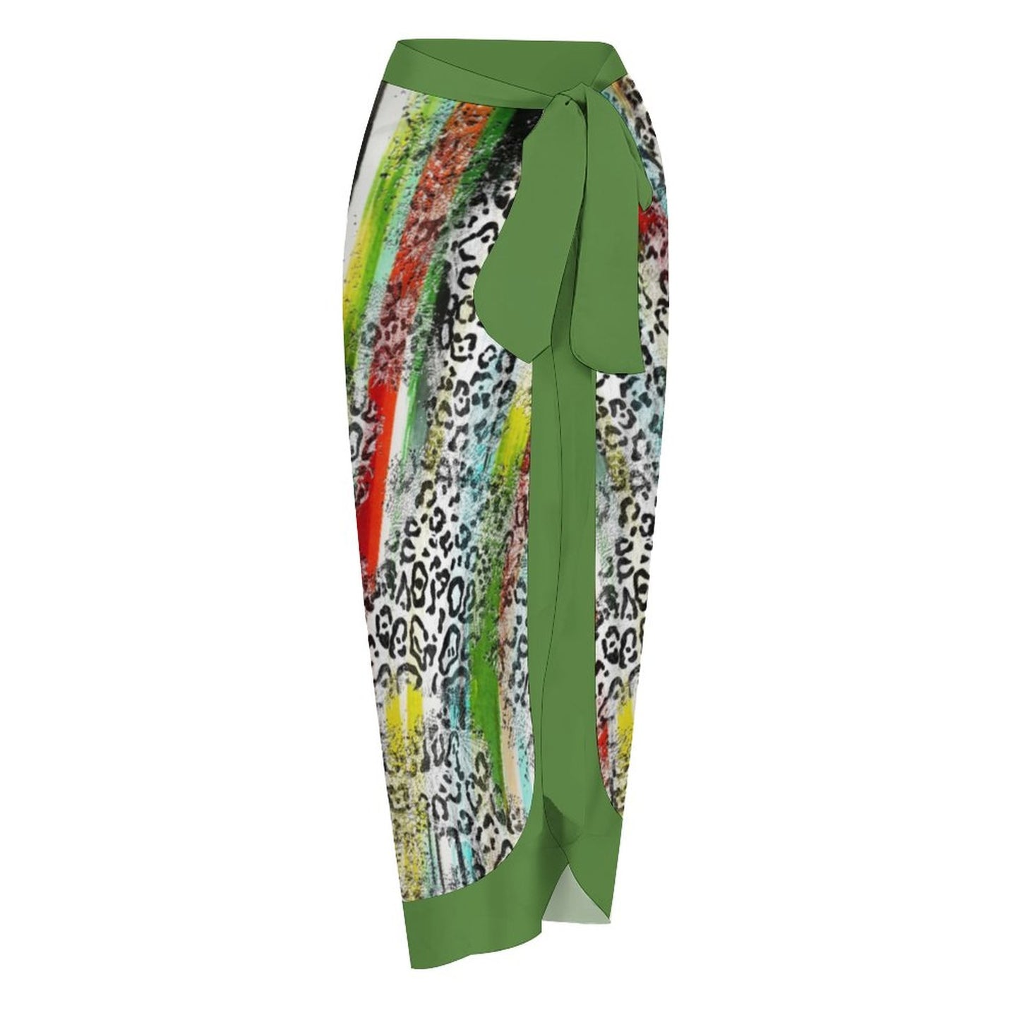 Casual Printed One-Piece Swimsuit And Cover Up 2305102688