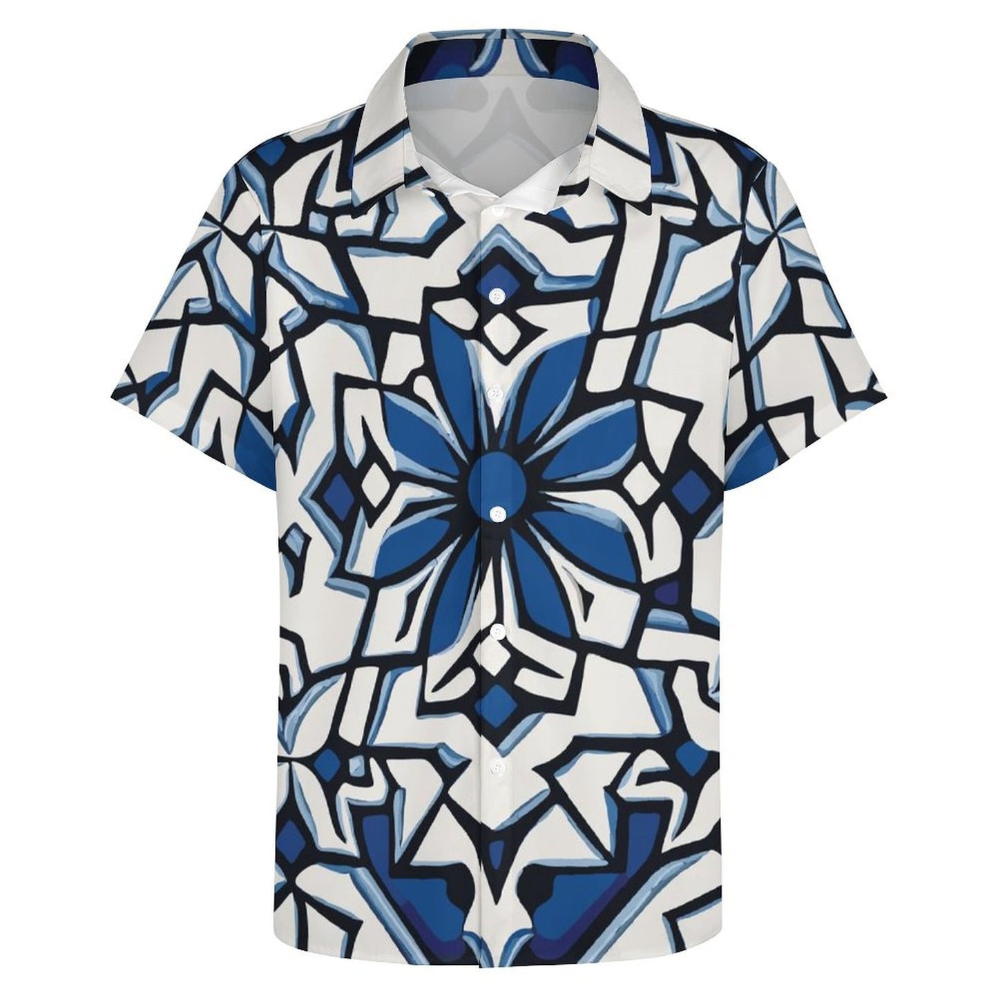 Men's Fashion Casual Printed Short Sleeve Shirts 2306100439