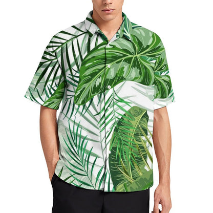 Men's Hawaiian Print Resort Shirt 2305101468