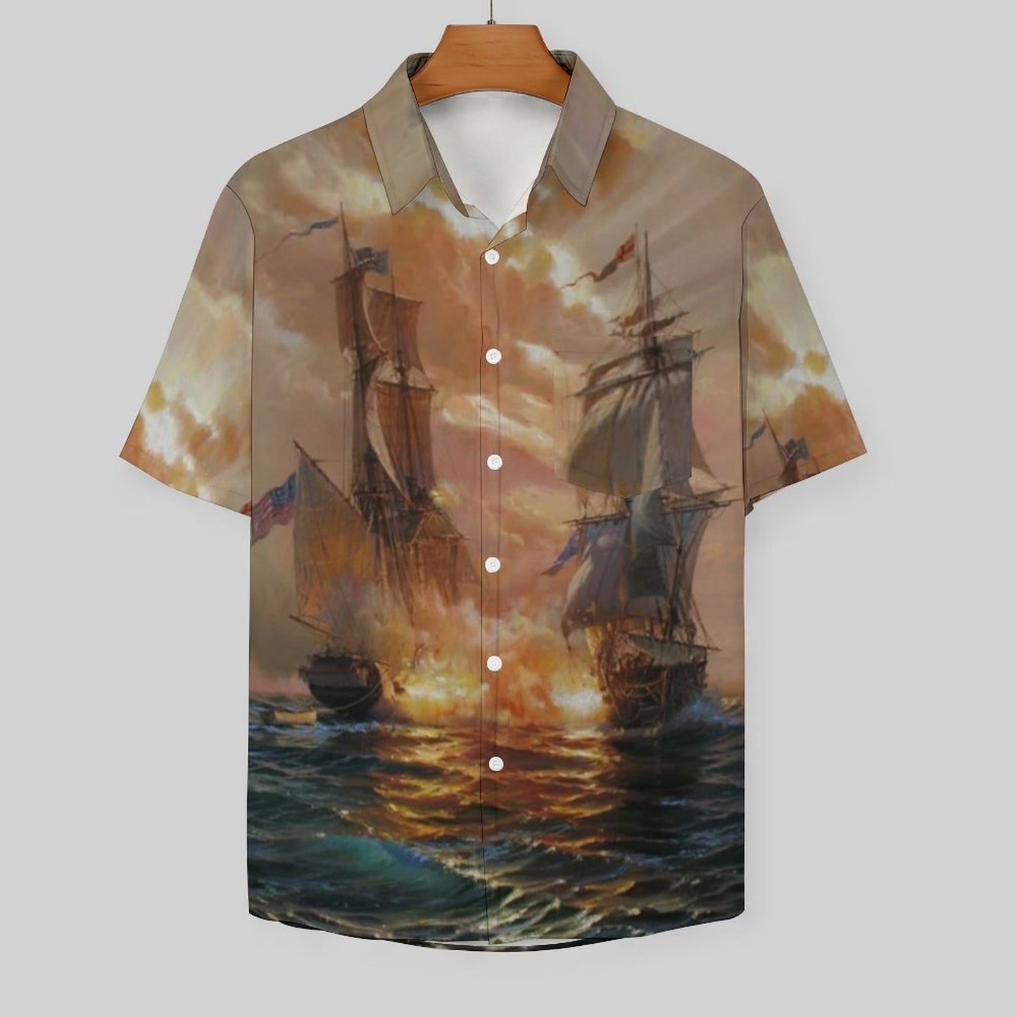 Men's Hawaiian Casual Short Sleeve Shirt 2306104250