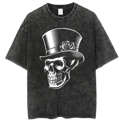 Mens Cotton Wash Solid T-Shirts Oversized Unisex Short Sleeve Streetwear Rap Hip Hop Basic Tee Tops 2305101611