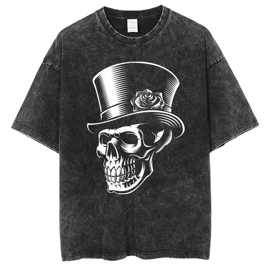 Mens Cotton Wash Solid T-Shirts Oversized Unisex Short Sleeve Streetwear Rap Hip Hop Basic Tee Tops 2305101611