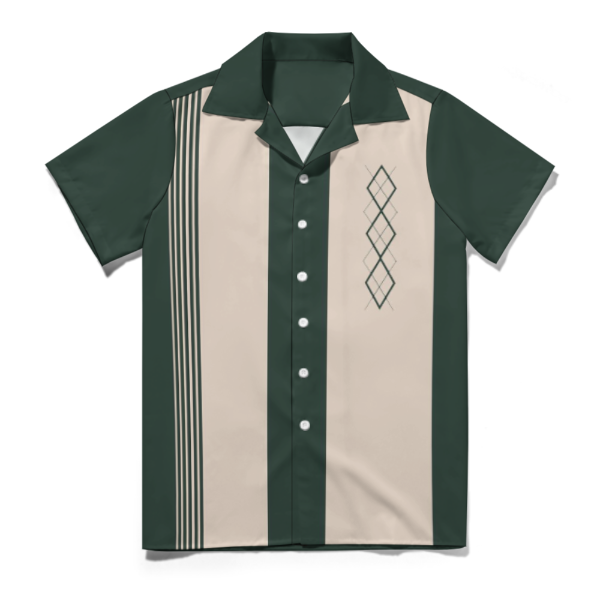 Men's Hawaiian Print Casual Shirt 2304104819