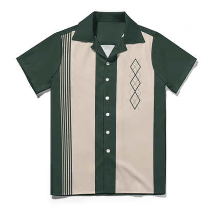 Men's Hawaiian Print Casual Shirt 2304104819