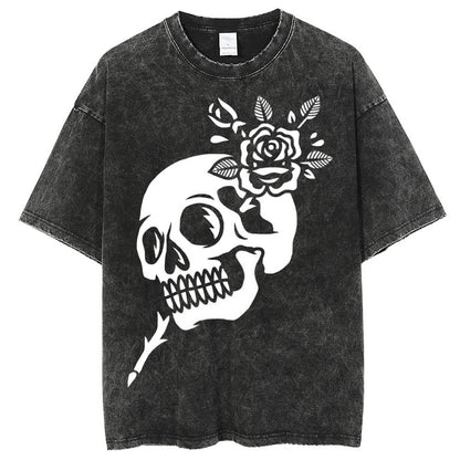 Unisex Vintage Solid Wash T-Shirts 2305101601