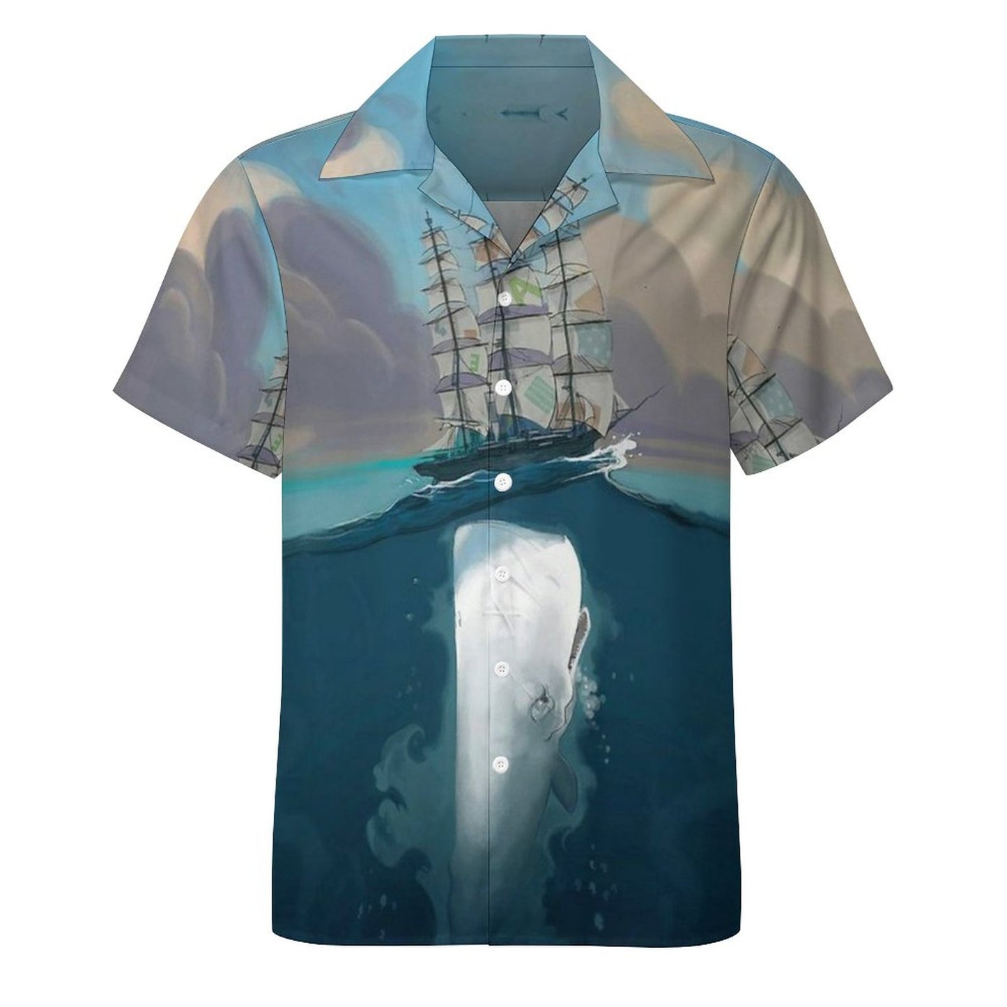 Men's Hawaiian Print Casual Shirt 2304104815