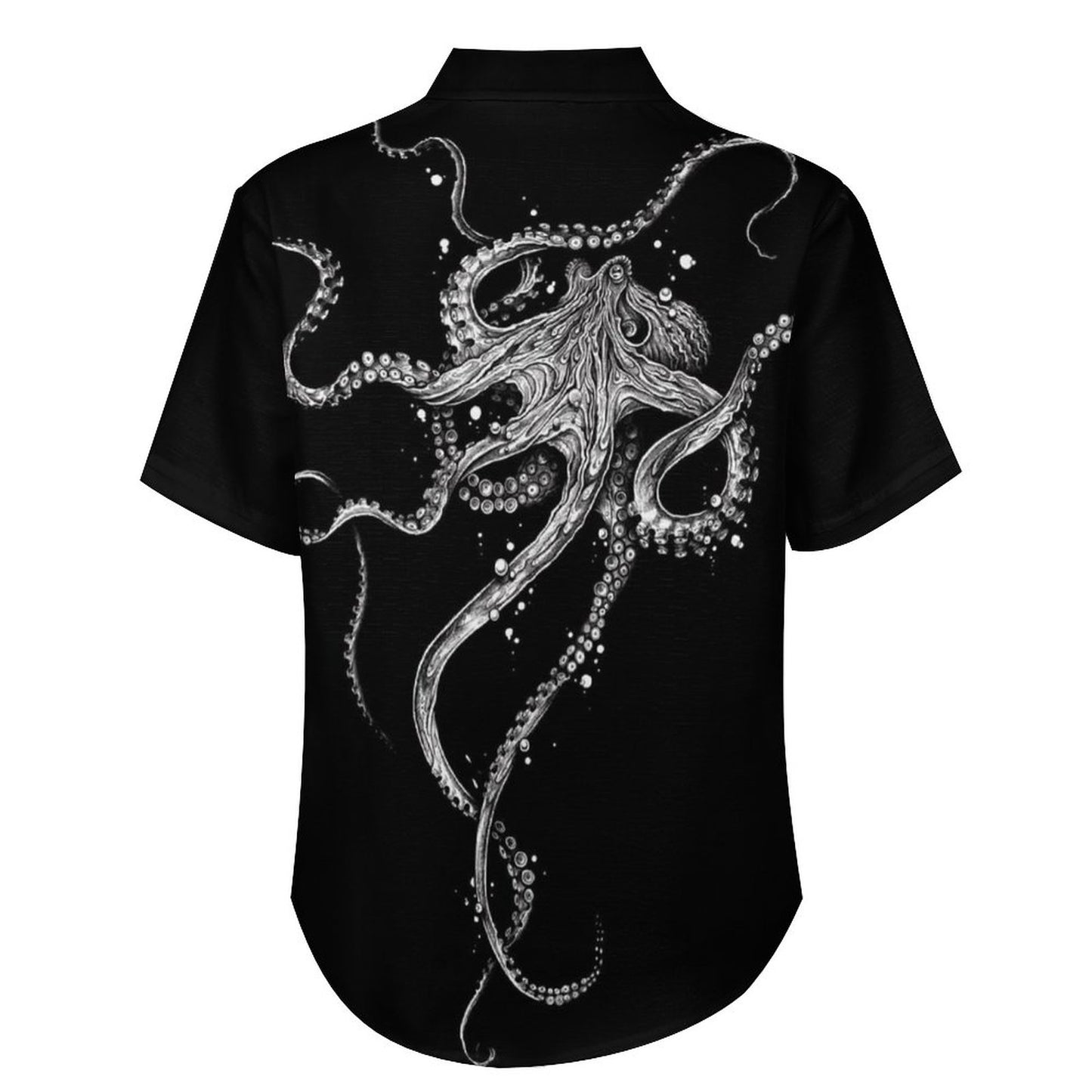 Men's Octopus Art Print Vacation Hawaiian Shirt 2305106287