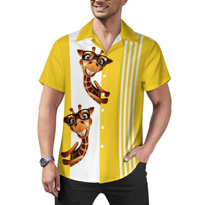 Men Hawaiian Casual Short Sleeve Shirt 2306103692